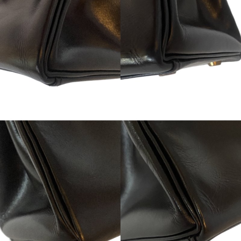 愛馬仕 Hermes Kelly 32 Box Calf 巧克力啡色 金扣 GHW 凱莉32 中古-7