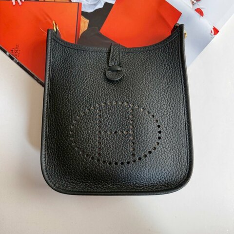 💥99新閒置商品 Hermes 黑色Evelyn’s 18 U刻