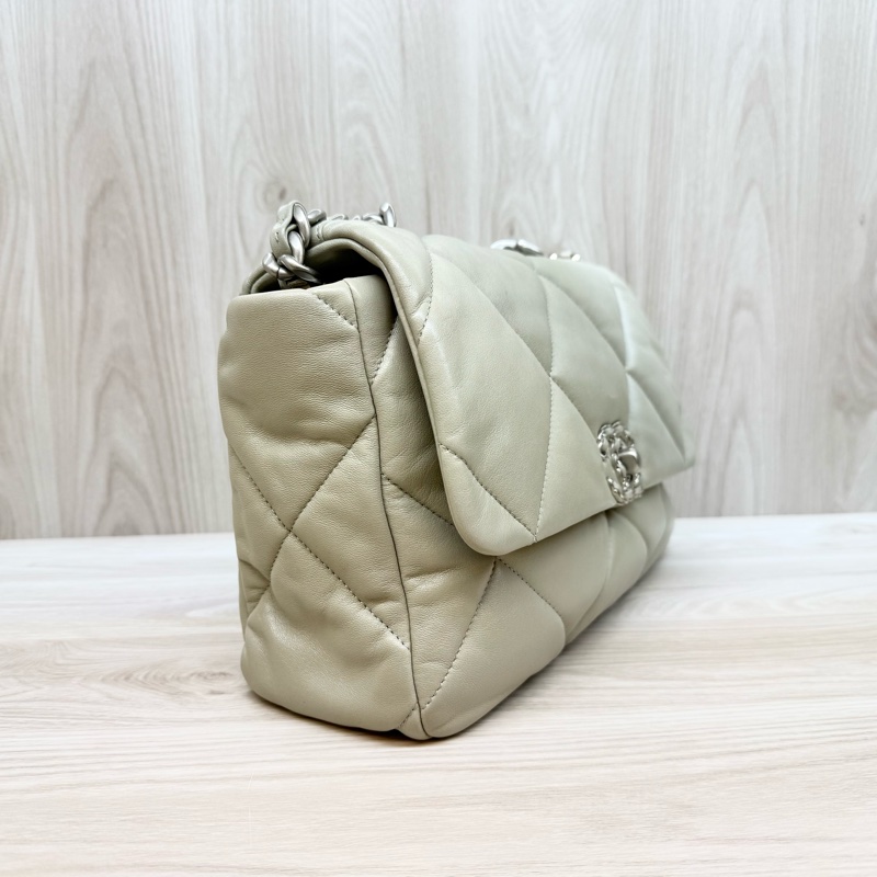 Chanel（超新✨鼠尾草灰中號19包/AS1161B-4