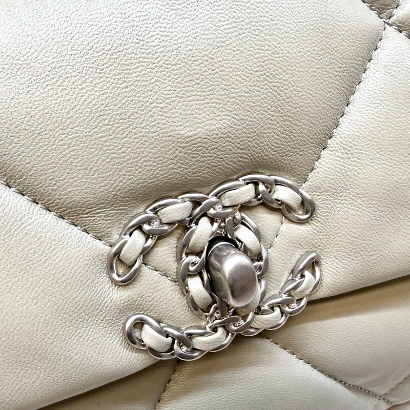 Chanel（超新✨鼠尾草灰中號19包/AS1161B-6