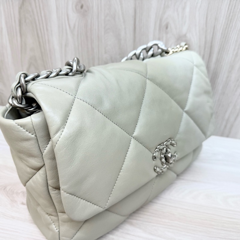 Chanel（超新✨鼠尾草灰中號19包/AS1161B-10