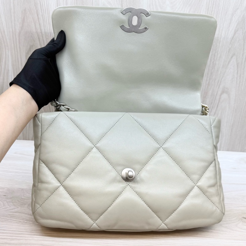 Chanel（超新✨鼠尾草灰中號19包/AS1161B-26