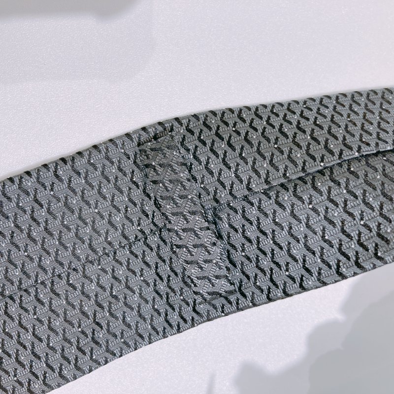 TW4804	Goyard 戈雅經典花紋領帶Tie Eldredge Bicolore Gris-3