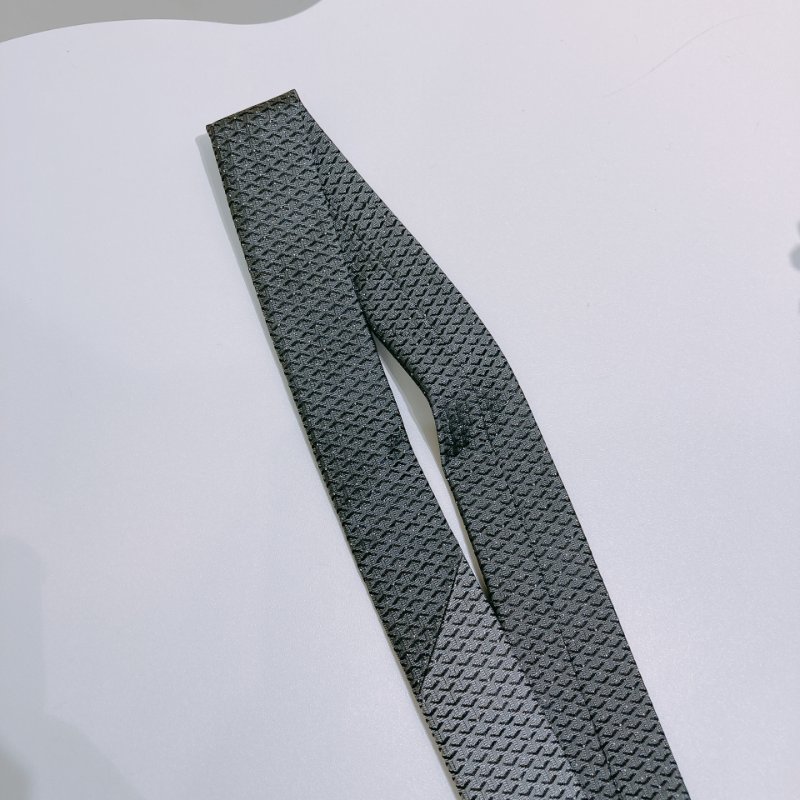 TW4804	Goyard 戈雅經典花紋領帶Tie Eldredge Bicolore Gris-6