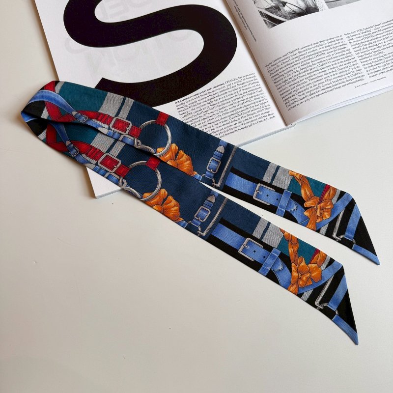 💥Hermes 上包超美綁帶twilly-4