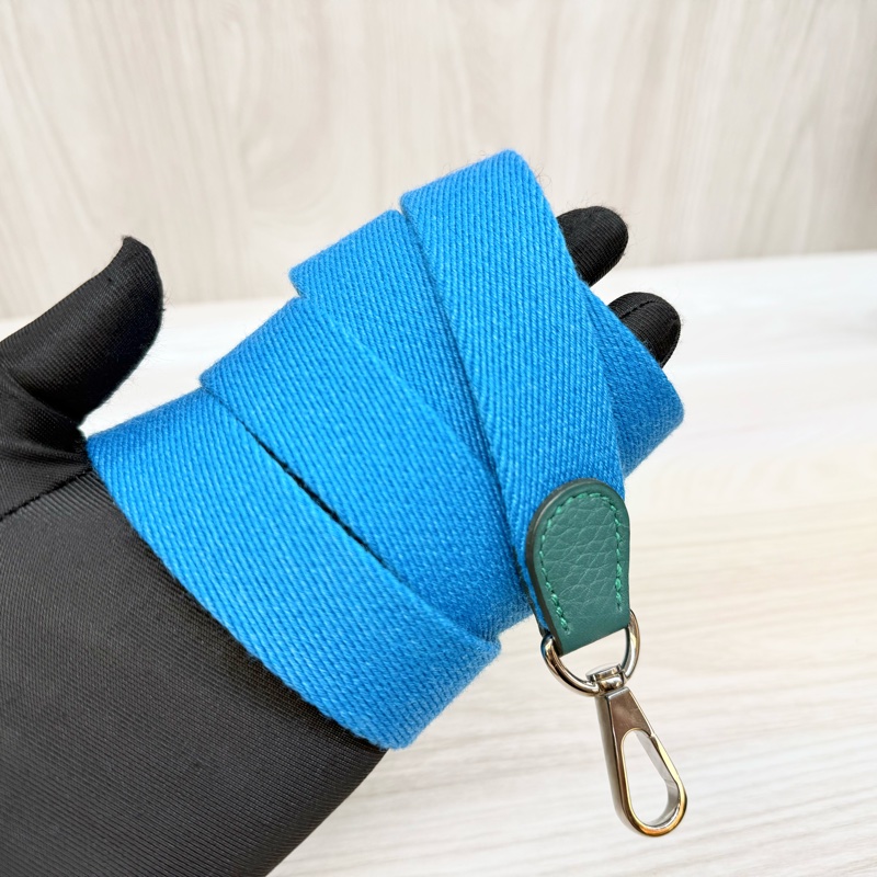 Hermes💚眩暈綠U4T/C皮銀釦mini Evelyne-8