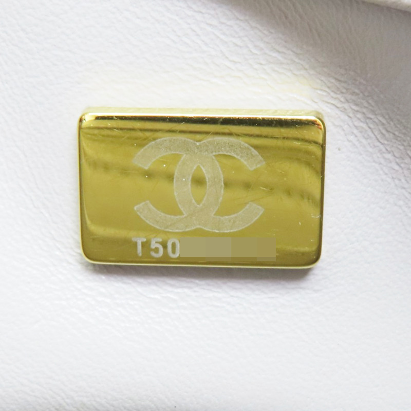 灰色 菱格紋 羊皮 Pearl Crush 金球 肩背包【CHANEL 香奈兒】 AS1787-7