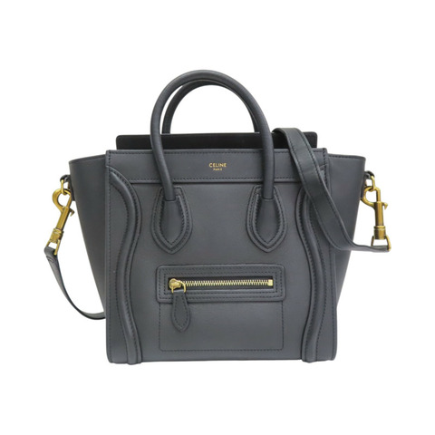 黑色牛皮 Nano Luggage 兩用包【CELINE 賽琳】 189243HSC