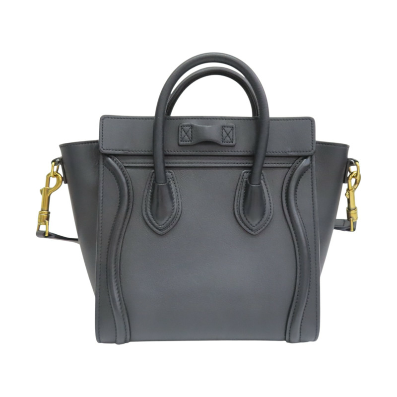 黑色牛皮 Nano Luggage 兩用包【CELINE 賽琳】 189243HSC-1