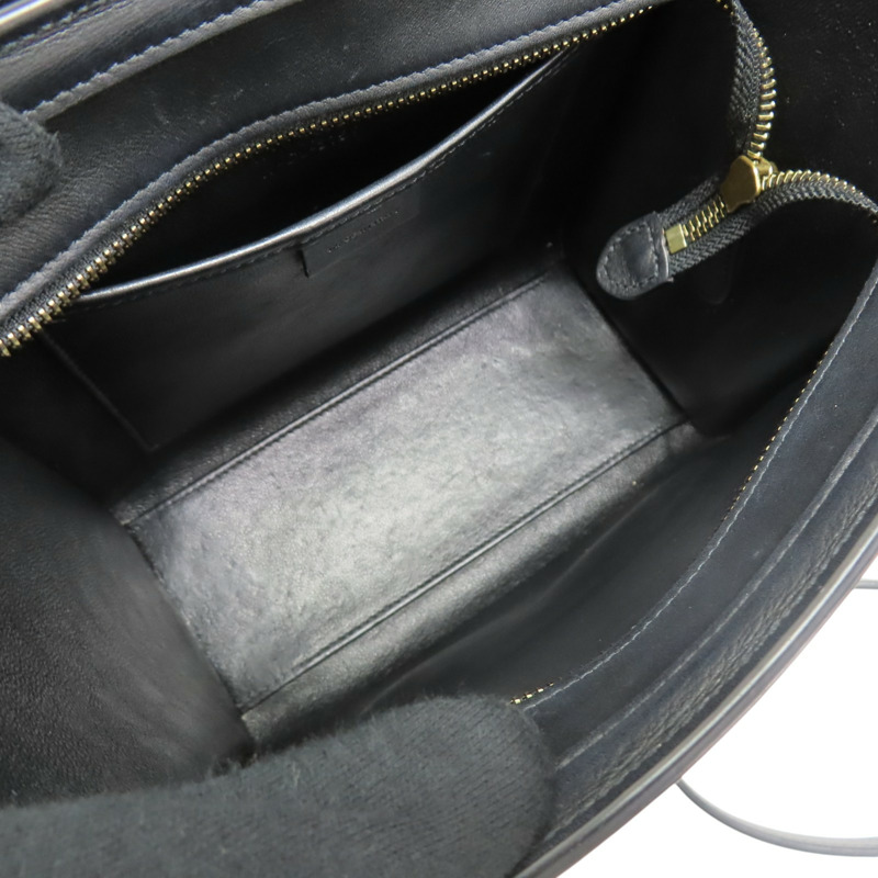 黑色牛皮 Nano Luggage 兩用包【CELINE 賽琳】 189243HSC-4