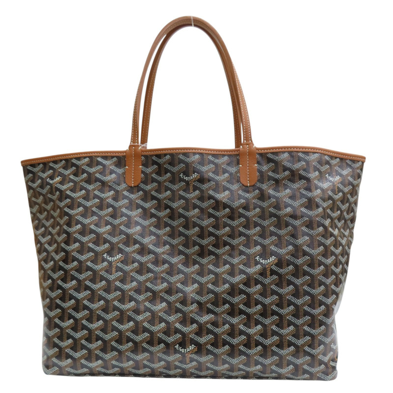 棕色 帆布 Saint Louis PM 托特包 肩背包【GOYARD 高雅德】-1