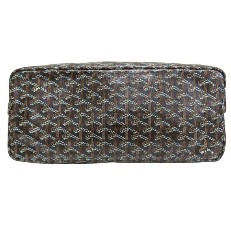 棕色 帆布 Saint Louis PM 托特包 肩背包【GOYARD 高雅德】-3