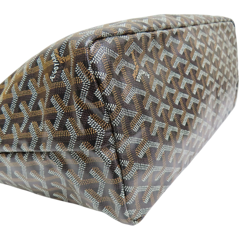 棕色 帆布 Saint Louis PM 托特包 肩背包【GOYARD 高雅德】-8