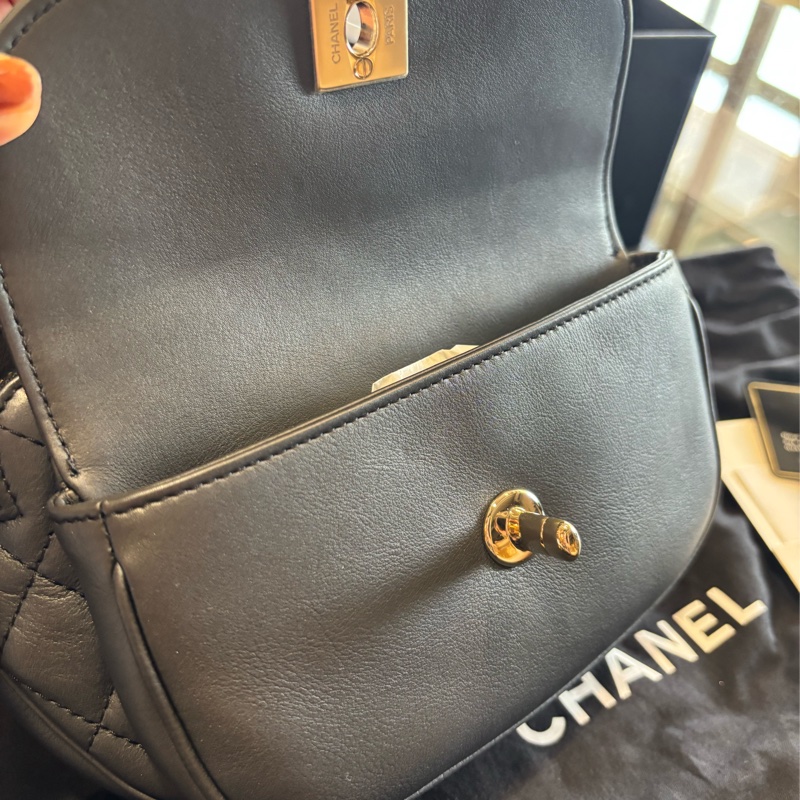 Chanel 黑色 肩背包 手提包 腰包-3