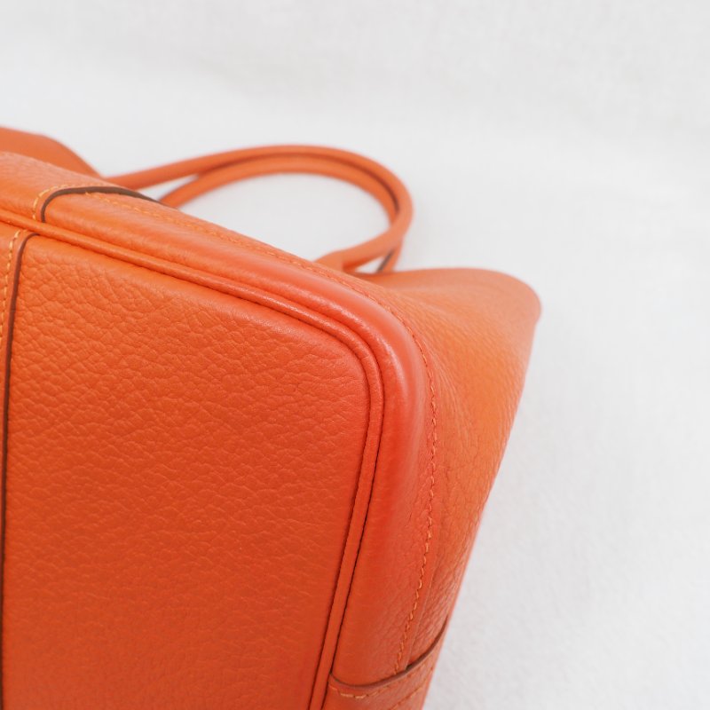 Hermes Garden Party GP36 經典橘色 Orange H 特別版-9