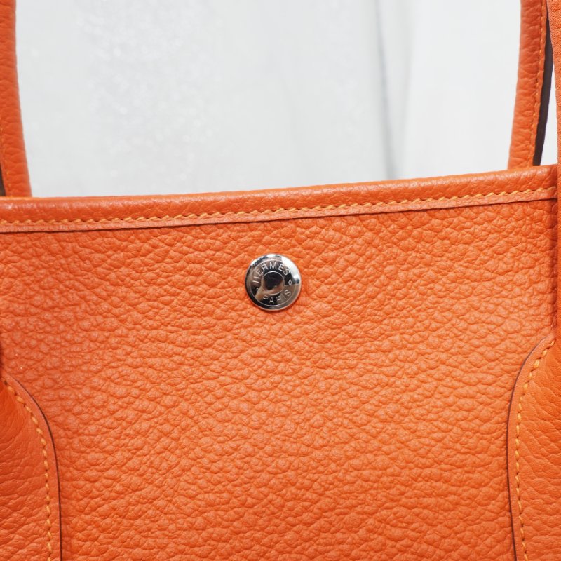 Hermes Garden Party GP36 經典橘色 Orange H 特別版-13