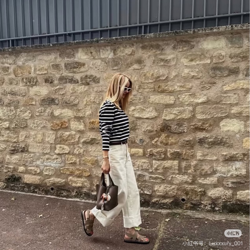 極新HERMES積雨雲灰金釦22cm Picotin水桶包-18