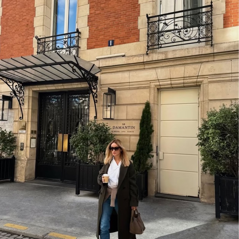 極新HERMES積雨雲灰金釦22cm Picotin水桶包-19