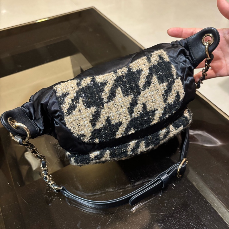 Chanel 千鳥格 肩背包 手提包 腰包-2