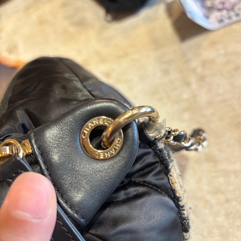 Chanel 千鳥格 肩背包 手提包 腰包-5