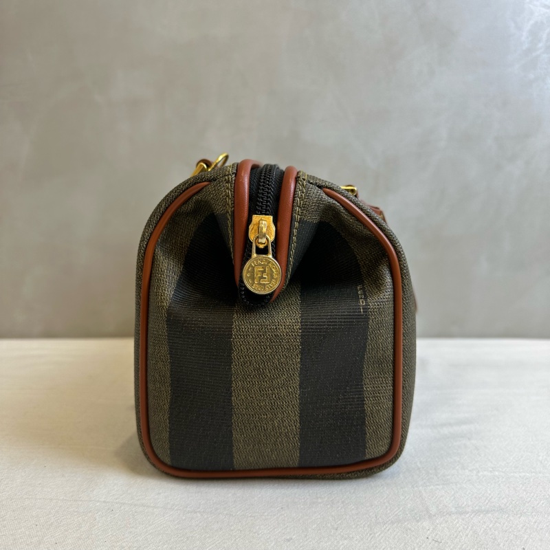【赫蒂國際精品】Fendi 芬迪 經典 Pequin 系列迷你波士頓包 vintage-5