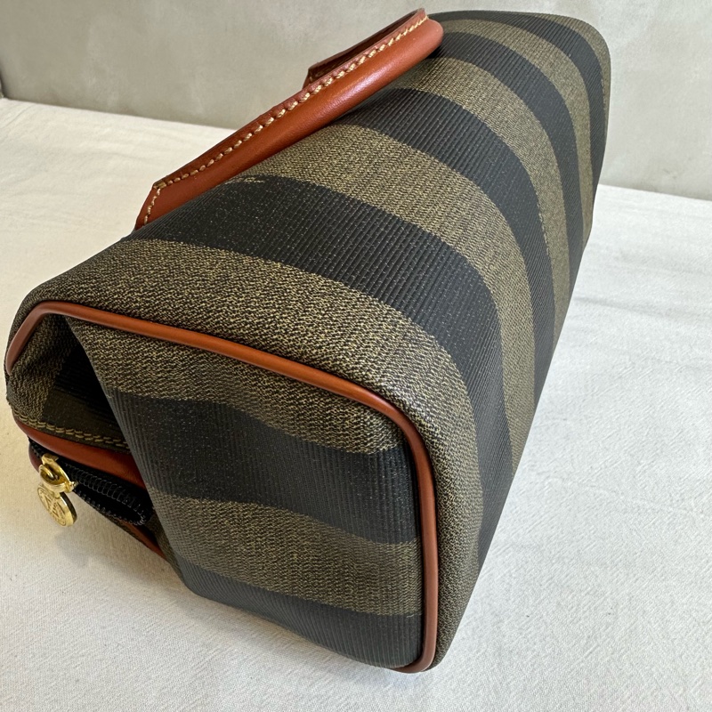 【赫蒂國際精品】Fendi 芬迪 經典 Pequin 系列迷你波士頓包 vintage-9