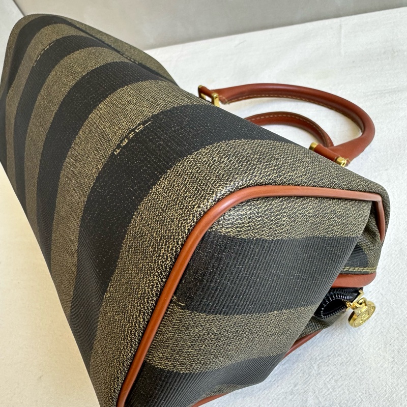 【赫蒂國際精品】Fendi 芬迪 經典 Pequin 系列迷你波士頓包 vintage-11