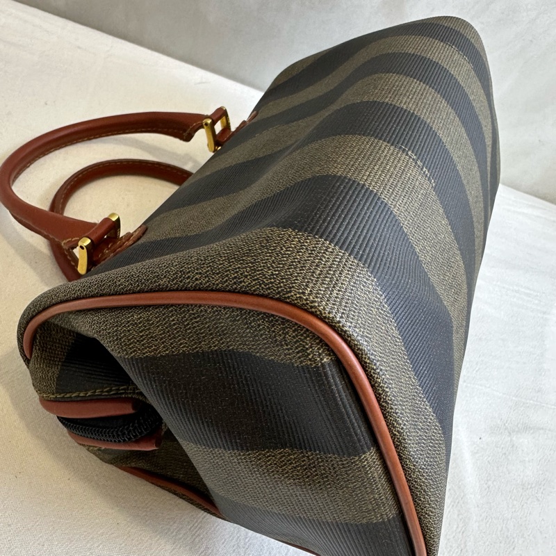 【赫蒂國際精品】Fendi 芬迪 經典 Pequin 系列迷你波士頓包 vintage-12