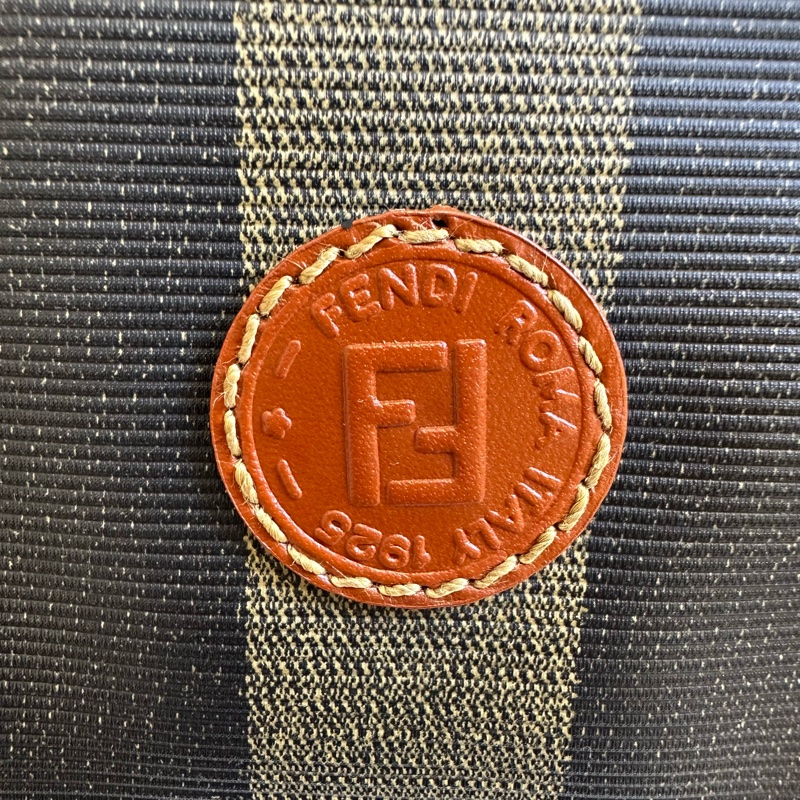 【赫蒂國際精品】Fendi 芬迪 經典 Pequin 系列迷你波士頓包 vintage-13