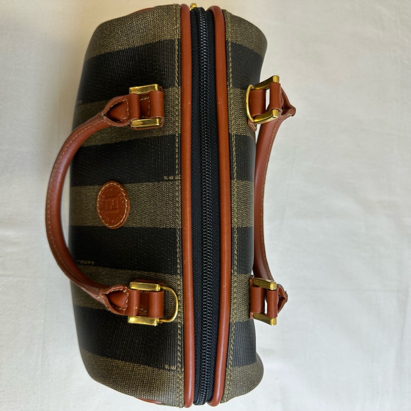 【赫蒂國際精品】Fendi 芬迪 經典 Pequin 系列迷你波士頓包 vintage-16