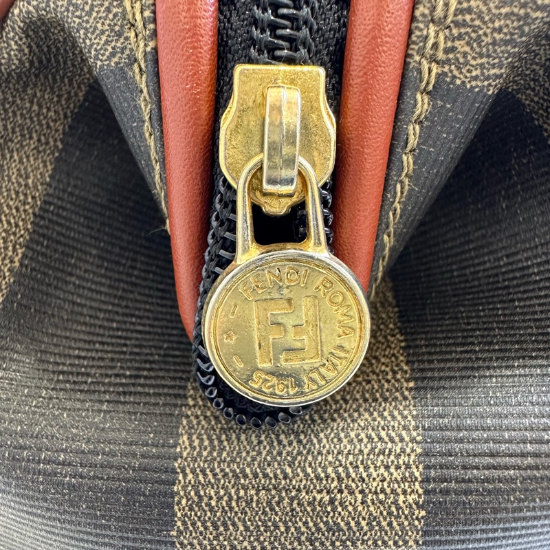 【赫蒂國際精品】Fendi 芬迪 經典 Pequin 系列迷你波士頓包 vintage-18