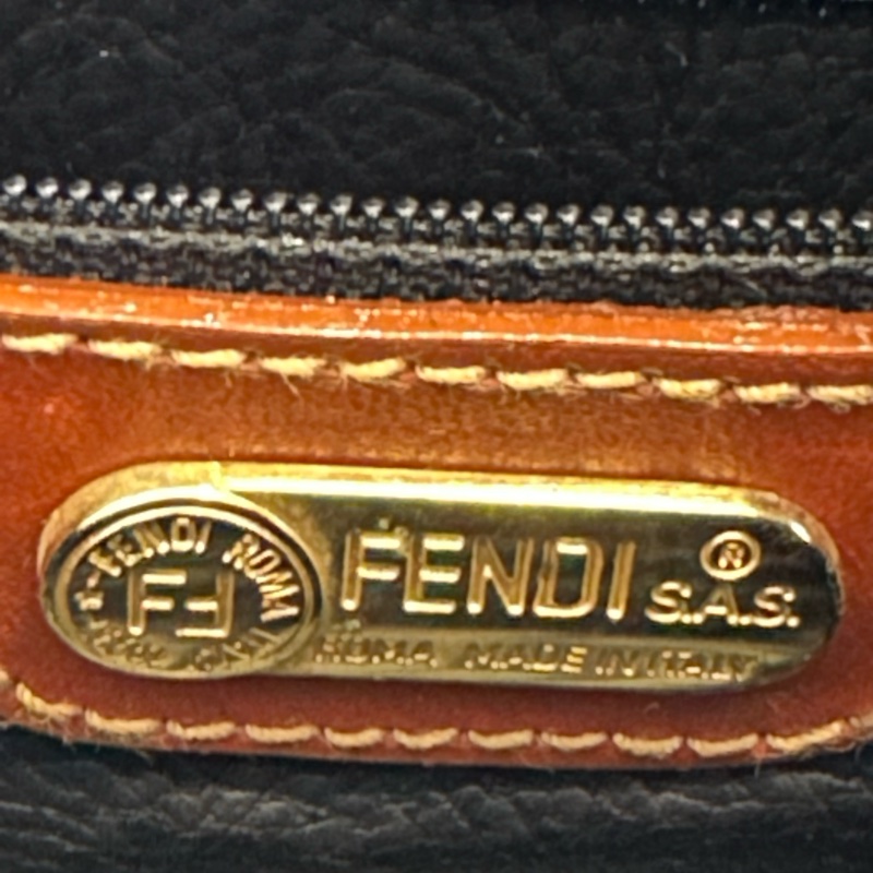 【赫蒂國際精品】Fendi 芬迪 經典 Pequin 系列迷你波士頓包 vintage-20