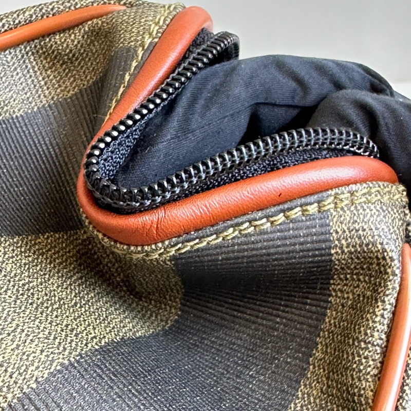 【赫蒂國際精品】Fendi 芬迪 經典 Pequin 系列迷你波士頓包 vintage-25