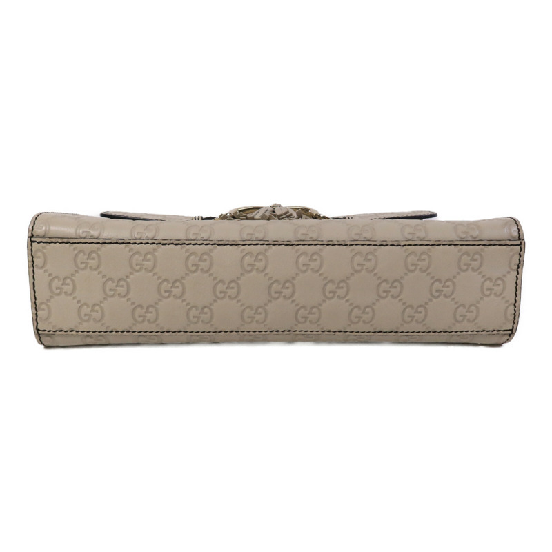 GUCCI 牛皮皮革Emily鏈帶肩背袋-3