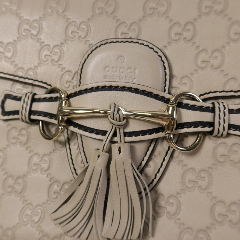 GUCCI 牛皮皮革Emily鏈帶肩背袋-6