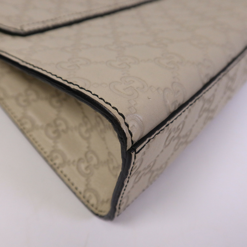 GUCCI 牛皮皮革Emily鏈帶肩背袋-12