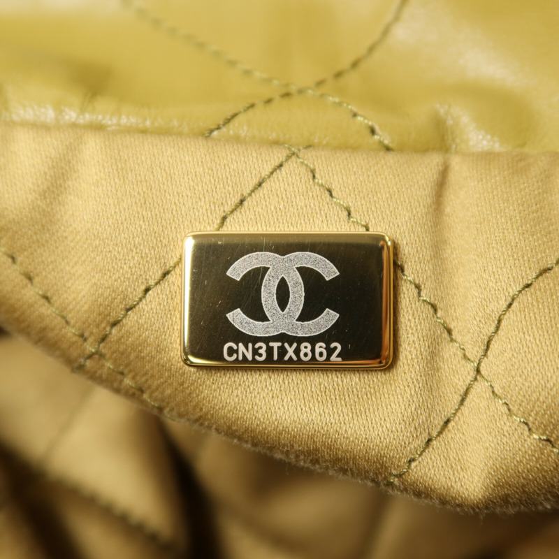 CHANEL 牛皮皮革Chanel 22 Small鏈帶肩背袋-6