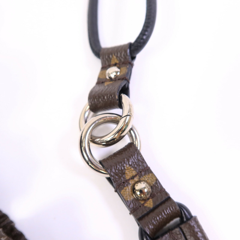 LOUIS VUITTON 塗層帆布Pleated Explorer肩背袋-6