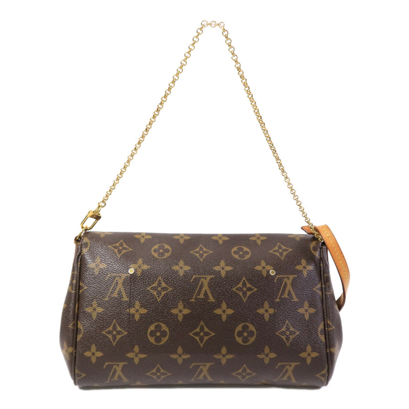 LOUIS VUITTON Monogram Favorite MM金扣手挽肩背兩用袋-1