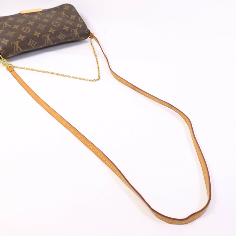 LOUIS VUITTON Monogram Favorite MM金扣手挽肩背兩用袋-8