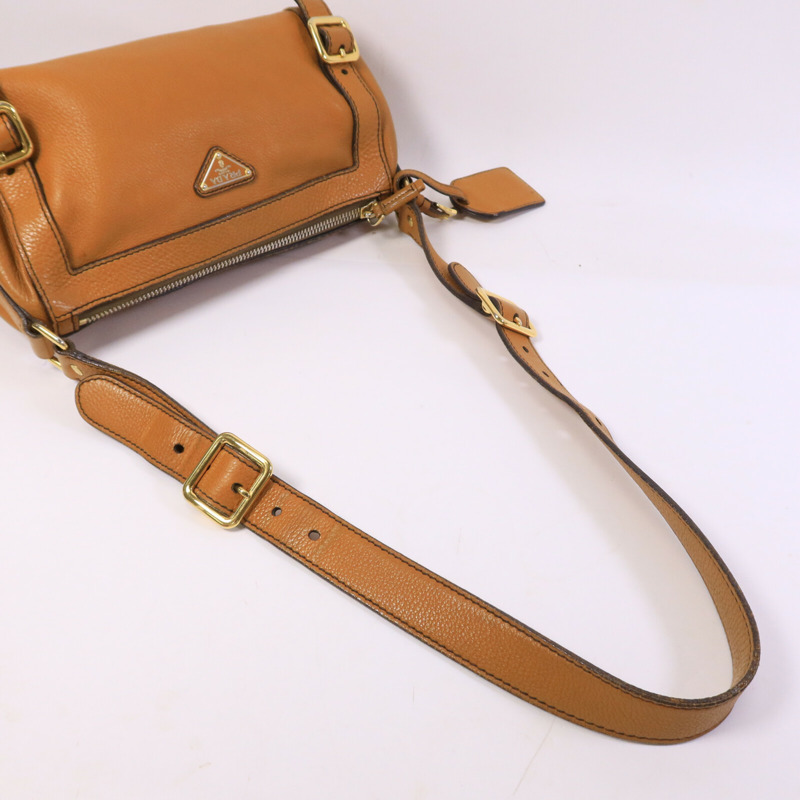 PRADA 牛皮皮革Shoulder Bag肩背袋-7