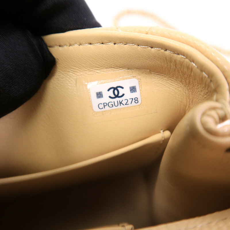 CHANEL 牛皮皮革Nano Coco Handle鏈帶手挽肩背兩用袋-7