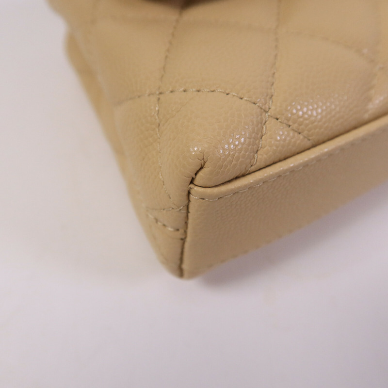 CHANEL 牛皮皮革Nano Coco Handle鏈帶手挽肩背兩用袋-10