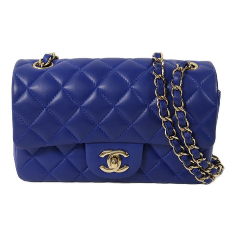 CHANEL 羊皮皮革Mini Classic 20鏈帶肩背袋