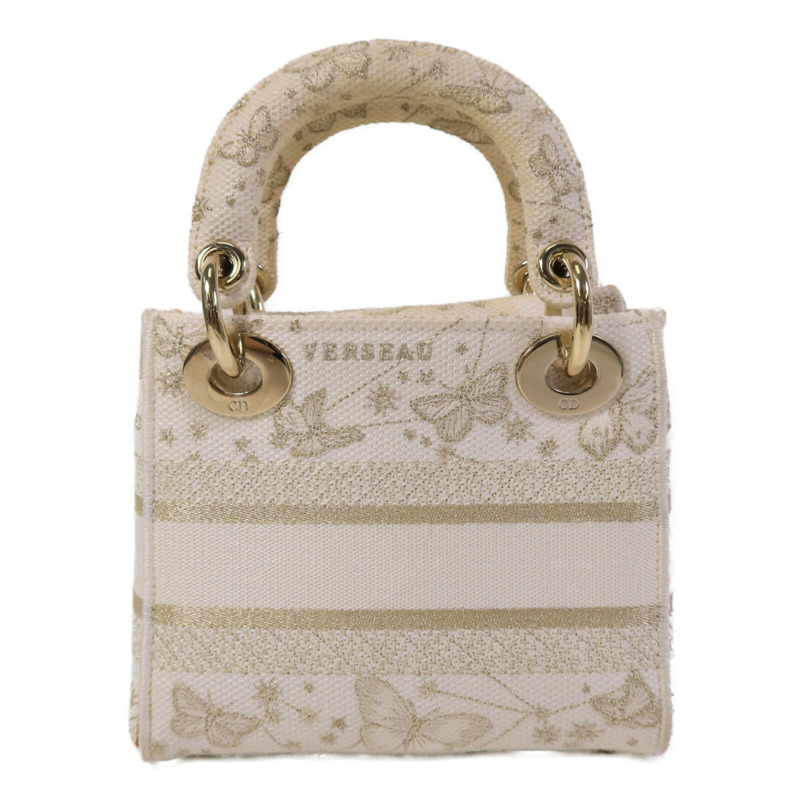 Dior 帆布Lady D-Lite手挽肩背兩用袋-1