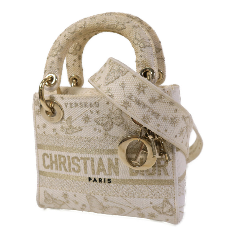 Dior 帆布Lady D-Lite手挽肩背兩用袋-2