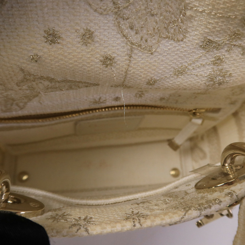 Dior 帆布Lady D-Lite手挽肩背兩用袋-4