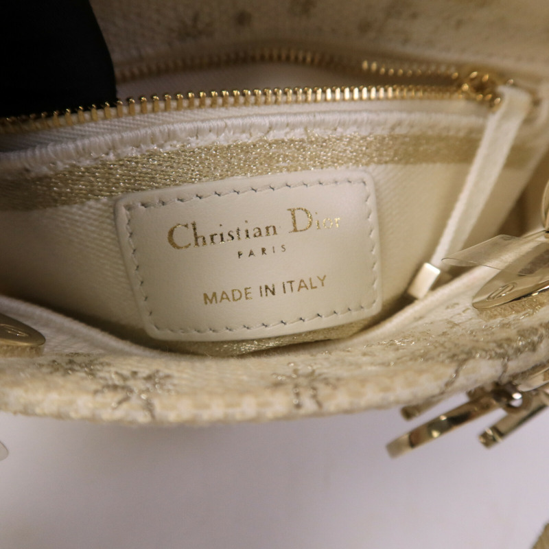 Dior 帆布Lady D-Lite手挽肩背兩用袋-5