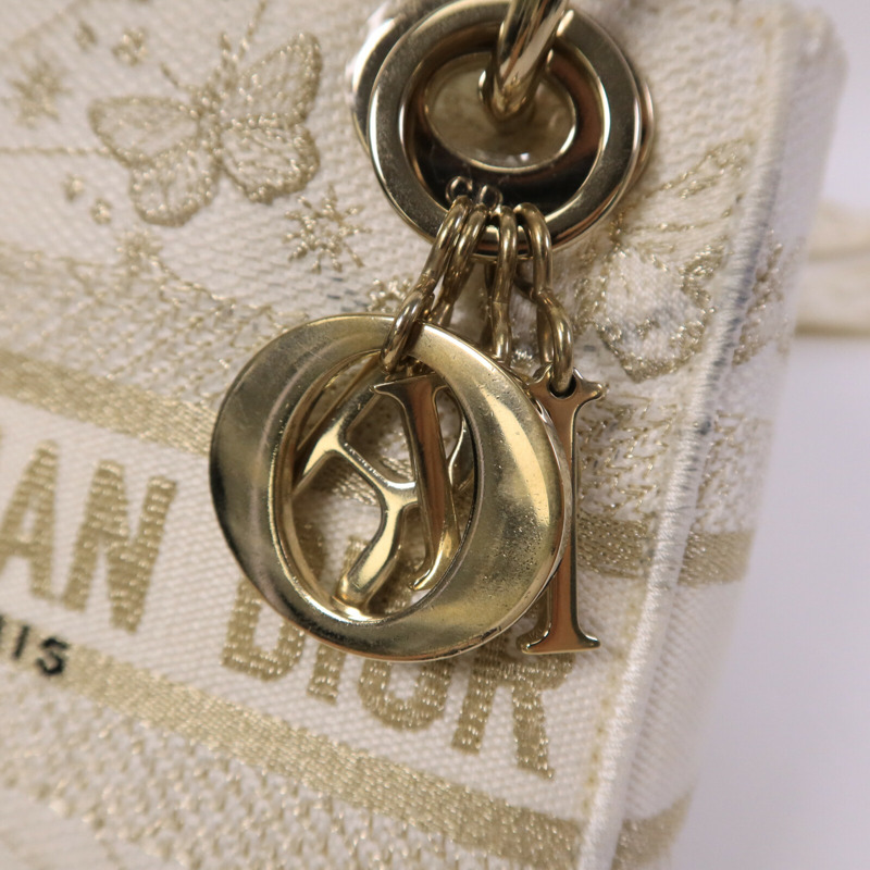 Dior 帆布Lady D-Lite手挽肩背兩用袋-6