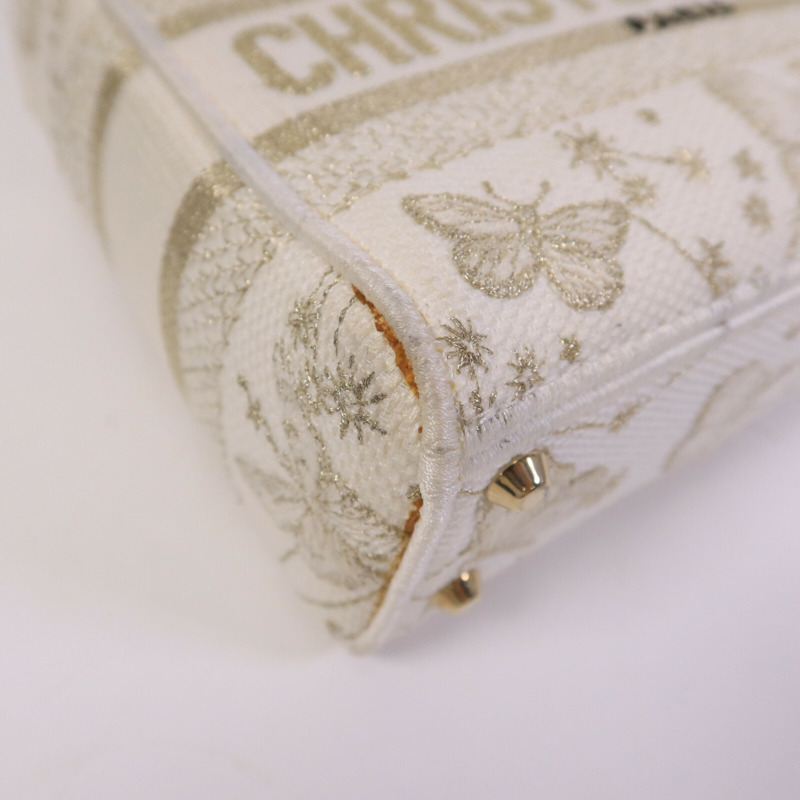 Dior 帆布Lady D-Lite手挽肩背兩用袋-10